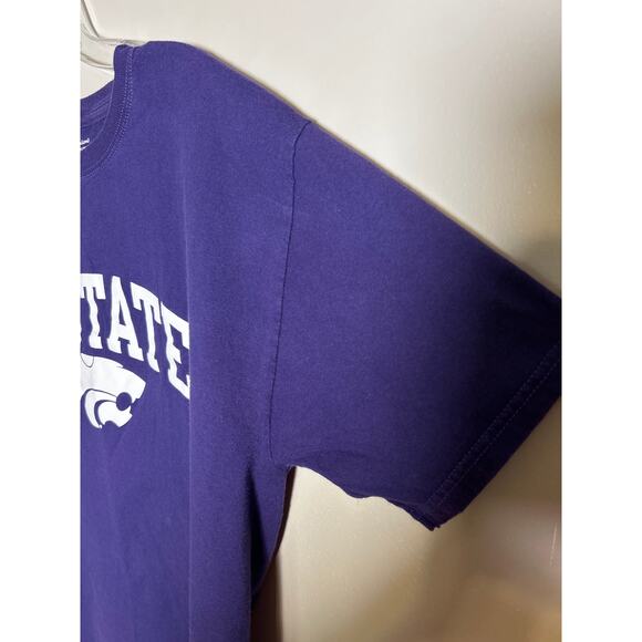 K-State Kansas State University Champion Men’s L NCAA Wildcats T-Shirt Purple - Picture 5 of 11